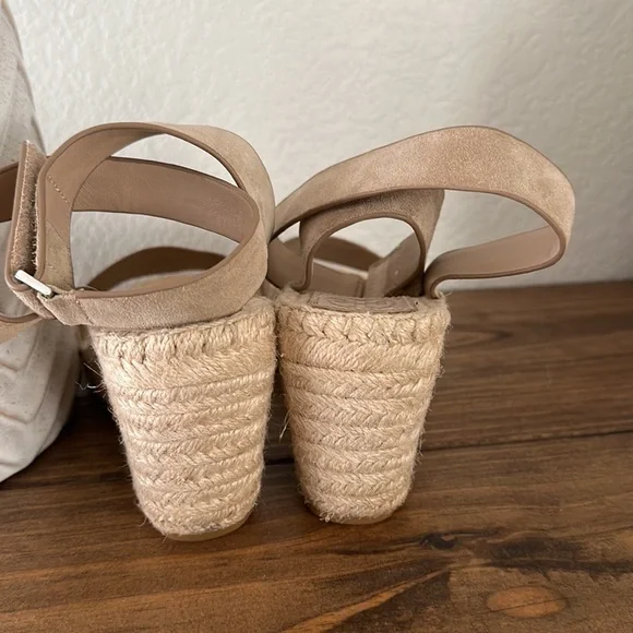 Tory Burch Espadrille Wedge Leather Sandals - Picture 5 of 5